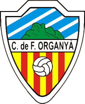 Escudo de C.F. ORGANYÀ (CATALUÑA)