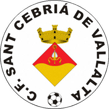 Escudo de C.F. SANT CEBRIÁ DE VALLALTA (CATALUÑA)