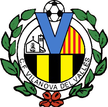 Escudo de C.F. VILANOVA DEL VALLÈS (CATALUÑA)