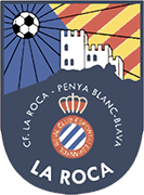 Escudo de C.F. PENYA BLANC BLAVA LA ROCA-min