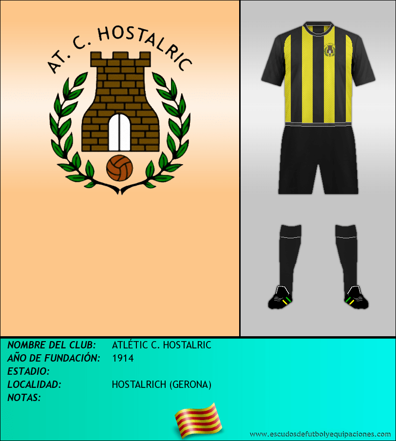 Escudo de ATLÉTIC C. HOSTALRIC
