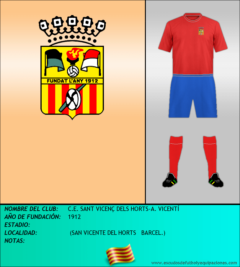 Escudo de C.E. SANT VICENÇ DELS HORTS-A. VICENTÍ