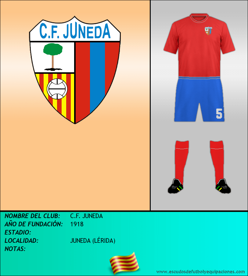 Escudo de C.F. JUNEDA