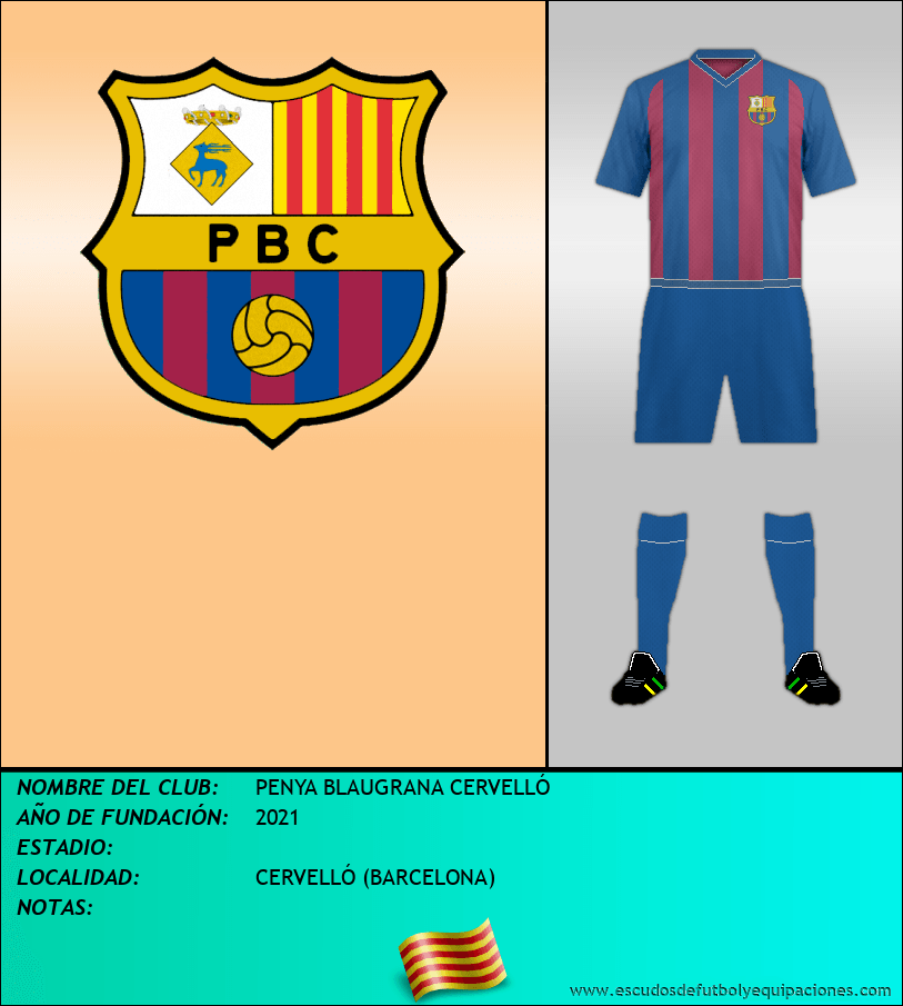 Escudo de PENYA BLAUGRANA CERVELLÓ