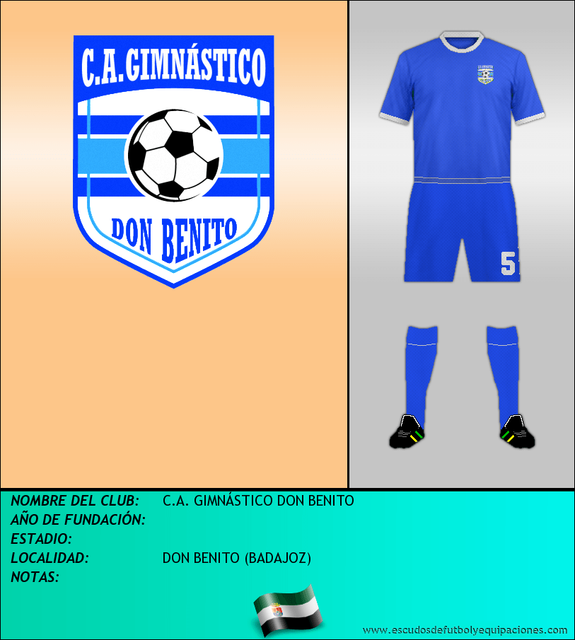 Escudo de C.A. GIMNÁSTICO DON BENITO