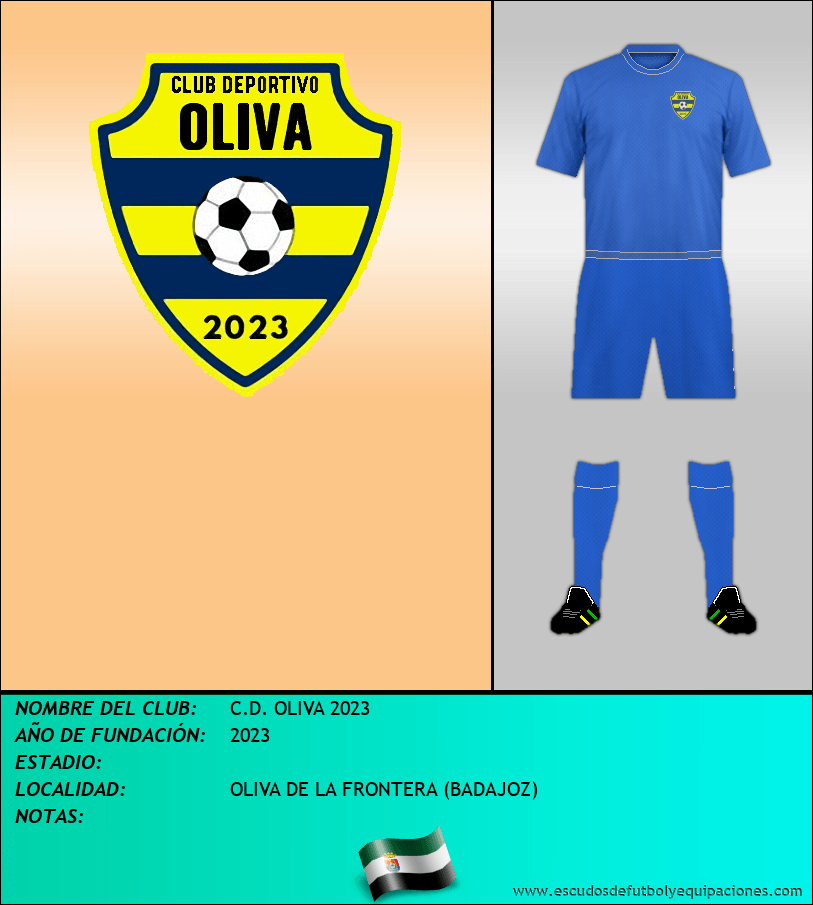 Escudo de C.D. OLIVA 2023