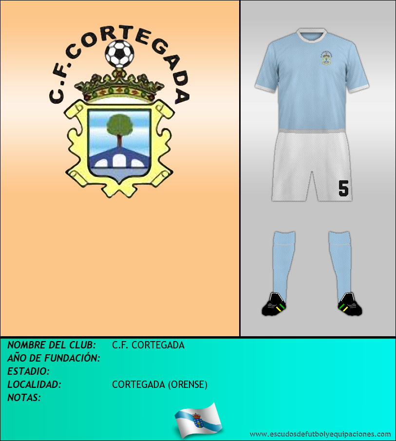 Escudo de C.F. CORTEGADA