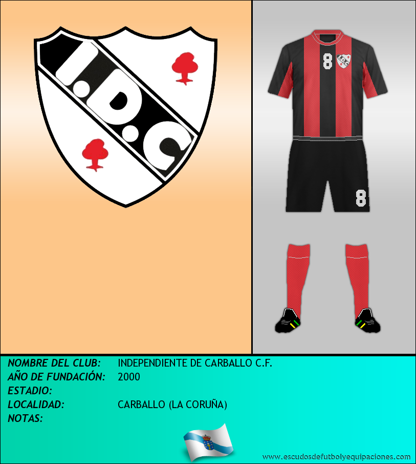 Escudo de INDEPENDIENTE DE CARBALLO C.F.