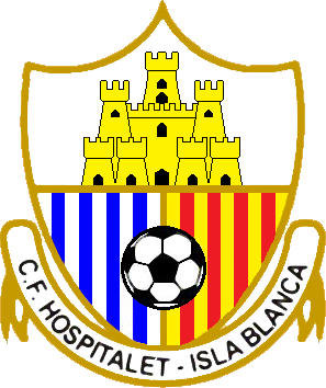 Escudo de C.F. HOSPITALET ISLA BLANCA (ISLAS BALEARES)