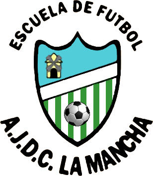 Escudo de A.J.D.C.  LA MANCHA (MADRID)