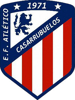 Escudo de E.F.  ATLÉTICO CASARRUBUELOS (MADRID)