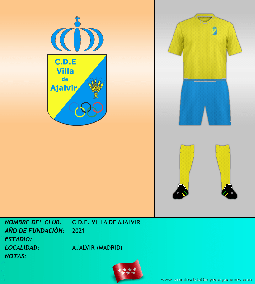 Escudo de C.D.E. VILLA DE AJALVIR