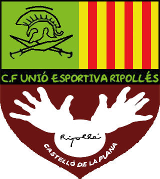 Escudo de C.F. U.E. RIPOLLÉS (VALENCIA)