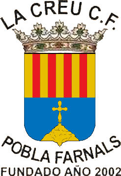 Escudo de LA CREU C.F. POBLA FARNALS (VALENCIA)