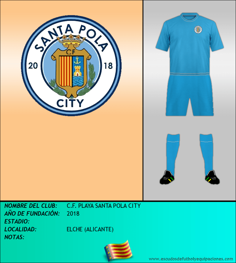 Escudo de C.F. PLAYA SANTA POLA CITY