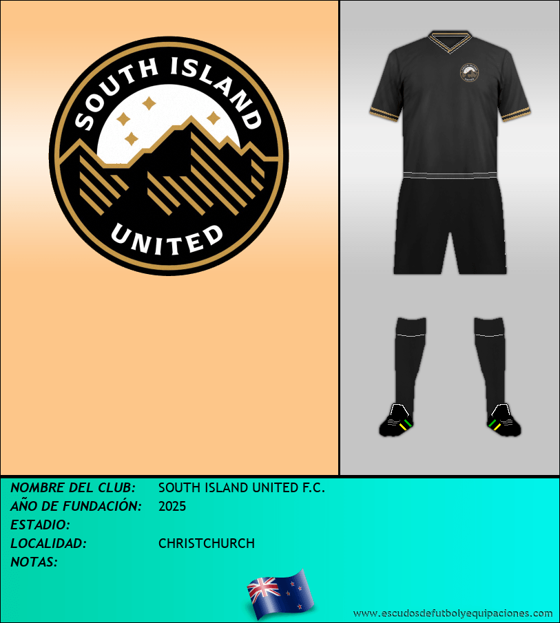 Escudo de SOUTH ISLAND UNITED F.C.