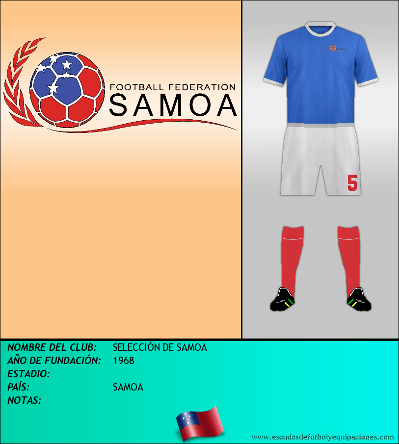 Escudo de SELECCIÓN DE SAMOA
