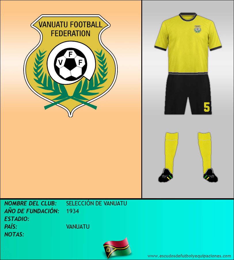 Escudo de SELECCIÓN DE VANUATU