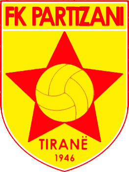 Escudo de F.K. PARTIZANI TIRANA (ALBANIA)