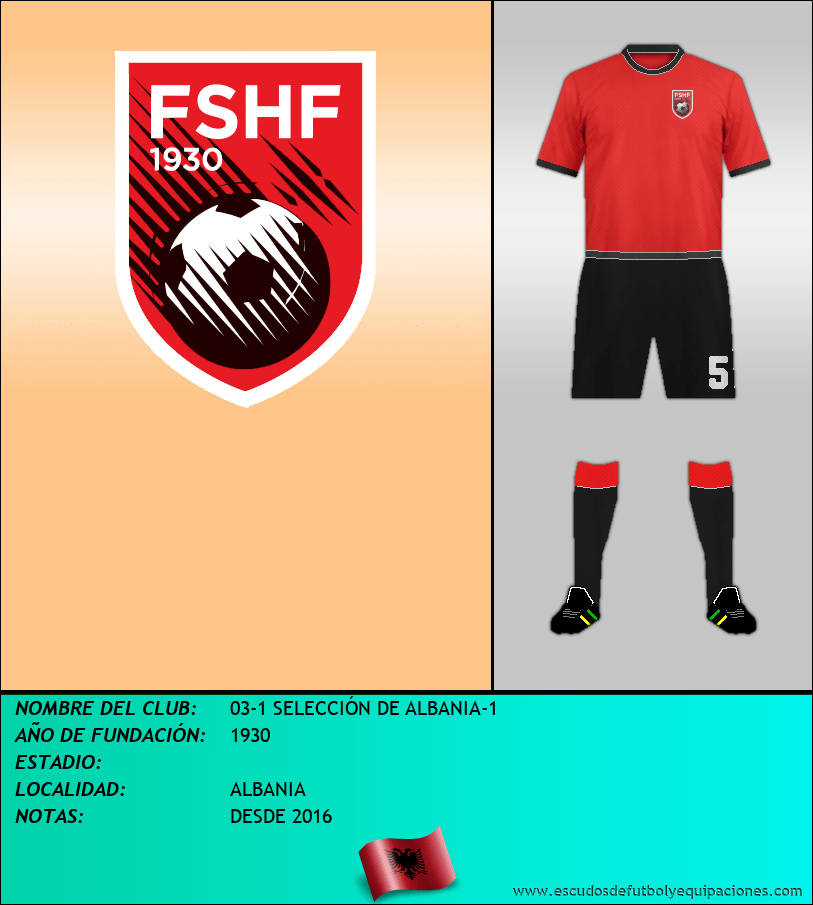 Escudo de 03-1 SELECCIÓN DE ALBANIA-1