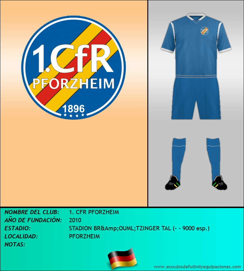 Escudo de 1. CFR PFORZHEIM