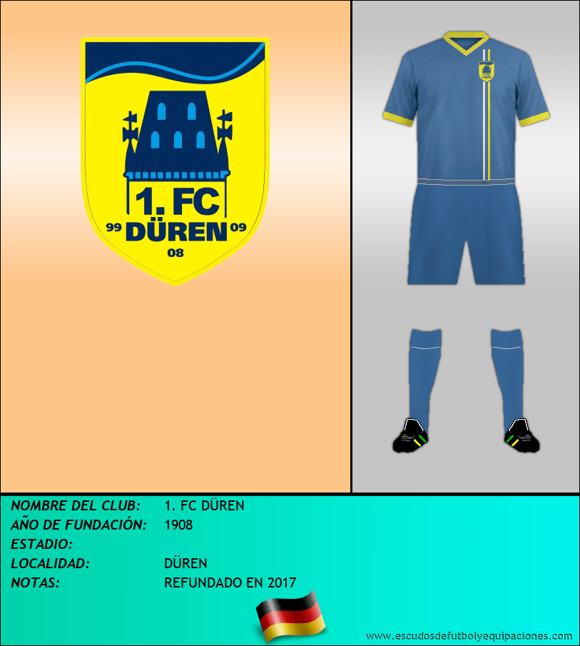 Escudo de 1. FC DÜREN