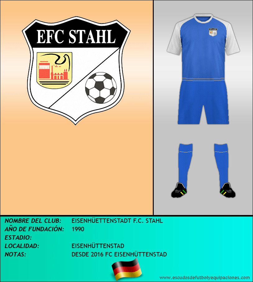 Escudo de EISENHÜETTENSTADT F.C. STAHL