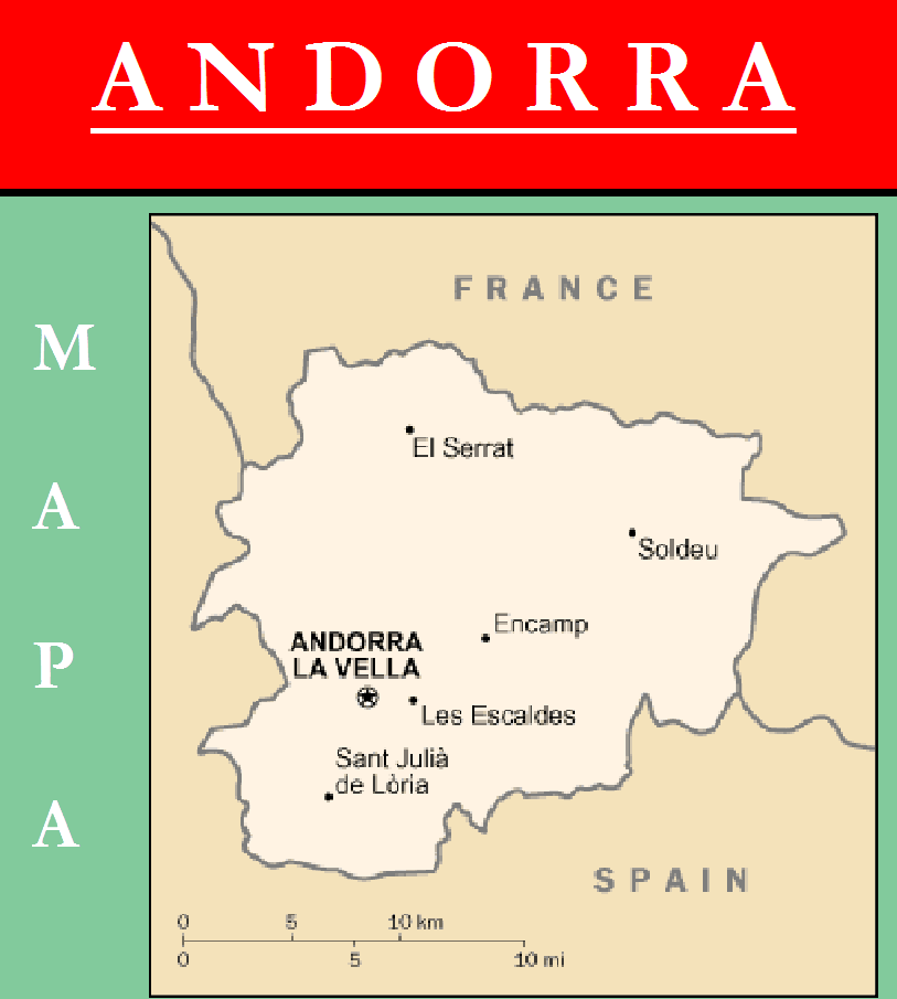 Escudo de MAPA DE ANDORRA