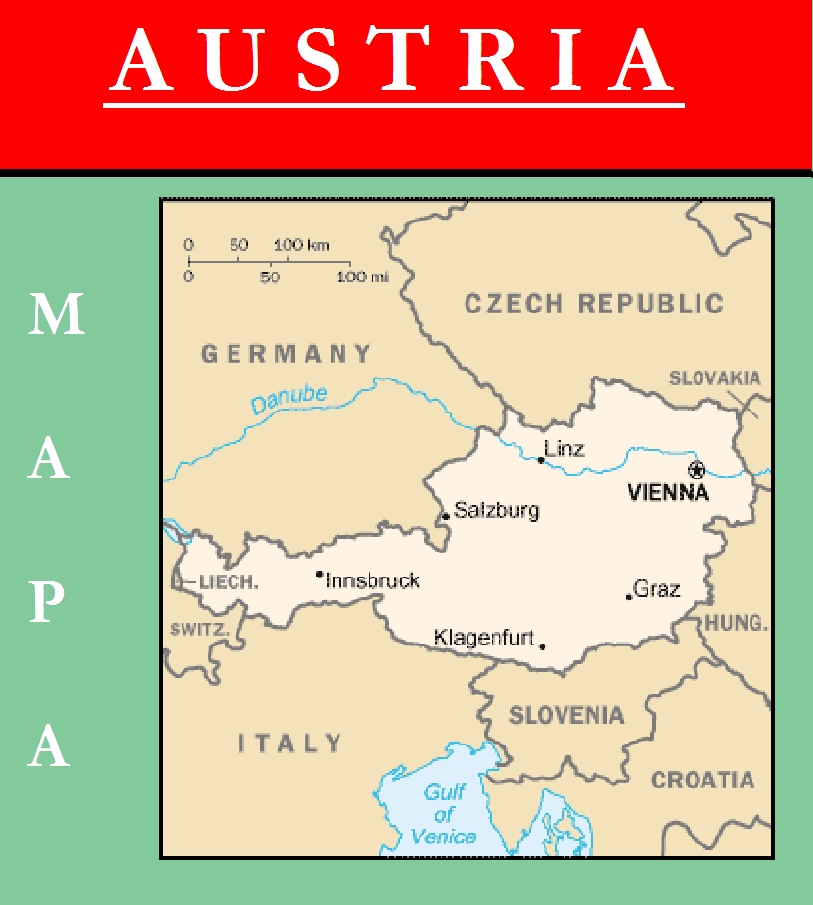 Escudo de MAPA DE AUSTRIA