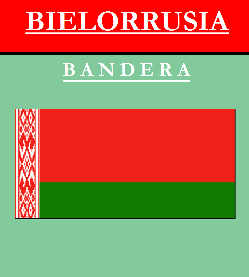 Escudo de BANDERA DE BIELORRUSIA