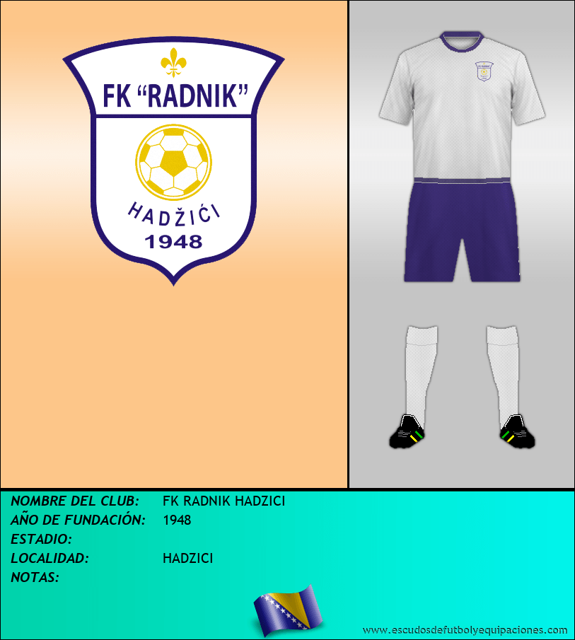 Escudo de FK RADNIK HADZICI