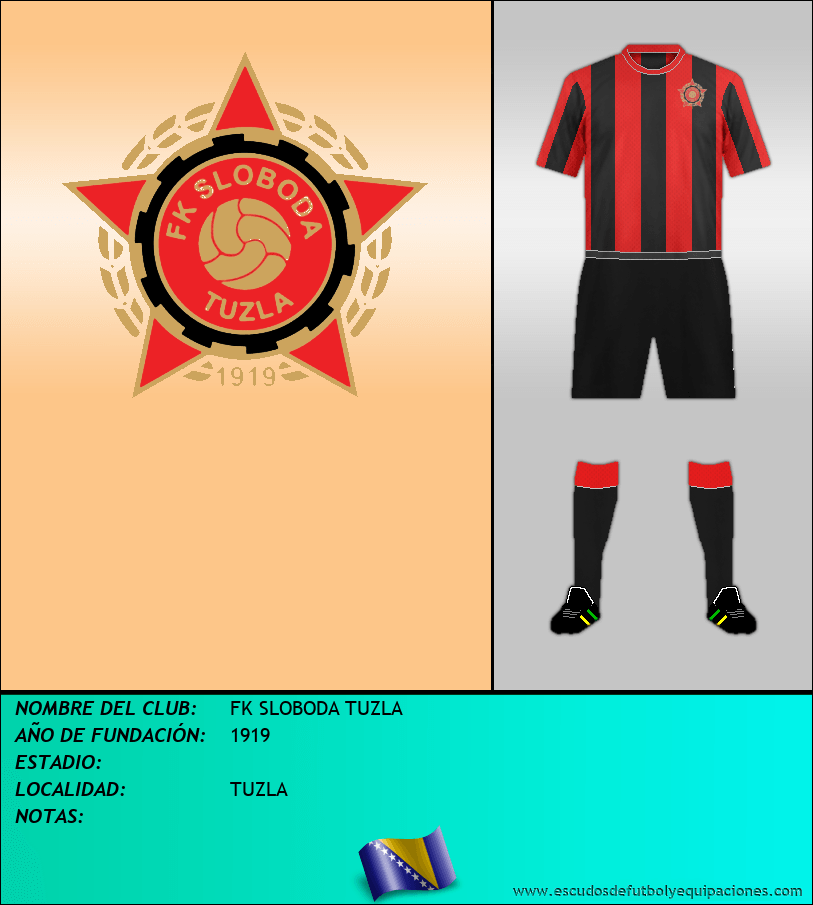 Escudo de FK SLOBODA TUZLA