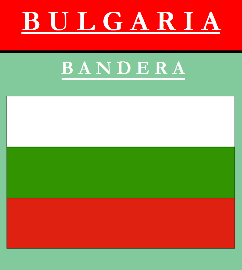 Escudo de BANDERA DE BULGARIA