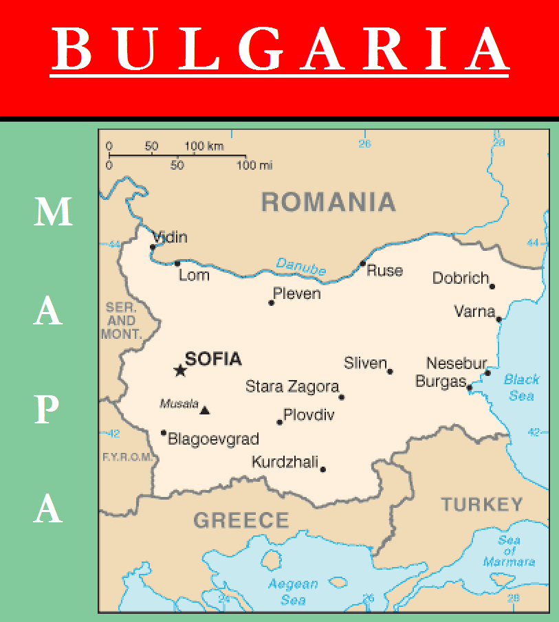 Escudo de MAPA DE BULGARIA