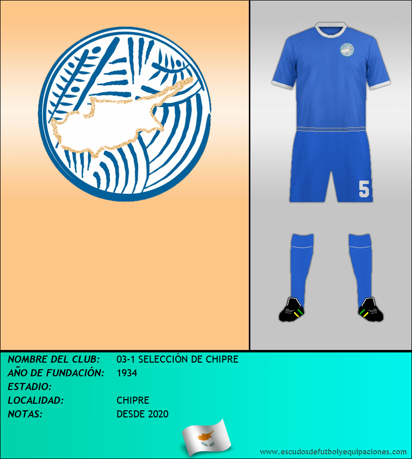Escudo de 03-1 SELECCIÓN DE CHIPRE