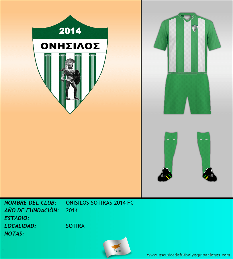 Escudo de ONISILOS SOTIRAS 2014 FC