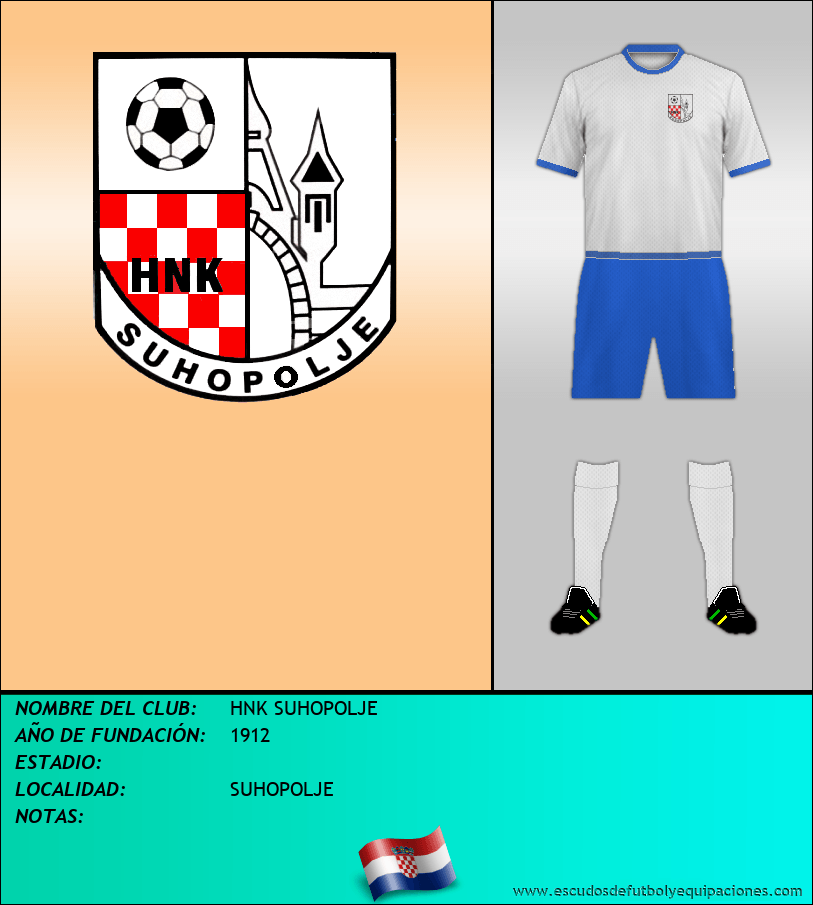 Escudo de HNK SUHOPOLJE