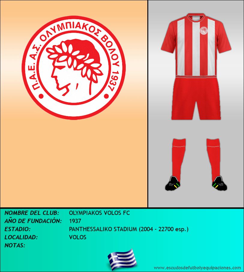 Escudo de OLYMPIAKOS VOLOS FC