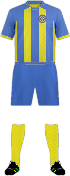 Equipación HALLS ATHLETIC F.C.