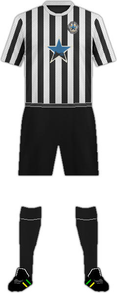 Equipación NEWCASTLE BLUE STAR F.C.