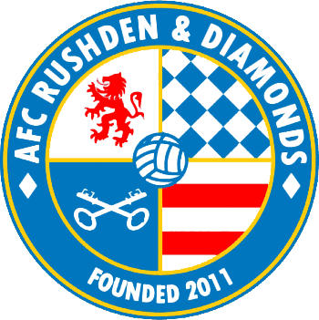 Escudo de A.F.C. RUSHDEN AND DIAMONDS (INGLATERRA)