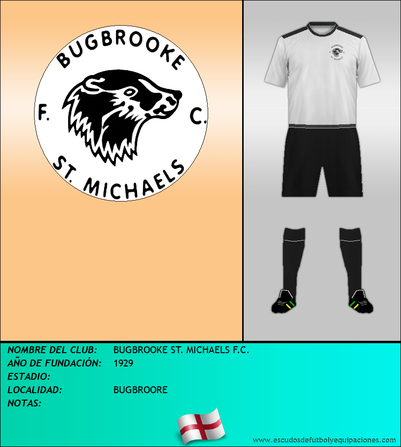 Escudo de BUGBROOKE ST. MICHAELS F.C.