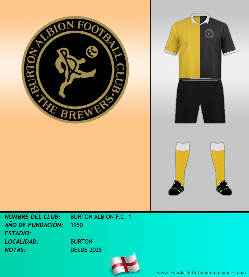 Escudo de BURTON ALBION F.C.-1