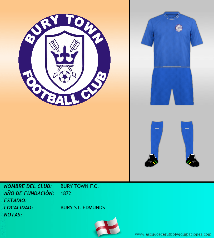 Escudo de BURY TOWN F.C.