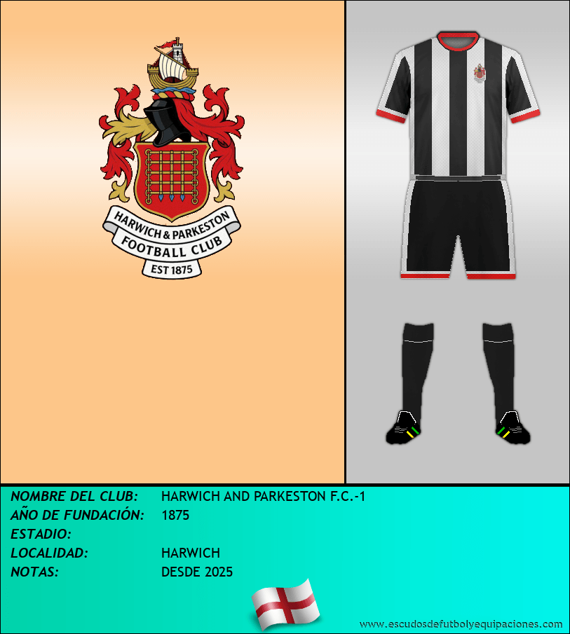 Escudo de HARWICH AND PARKESTON F.C.-1
