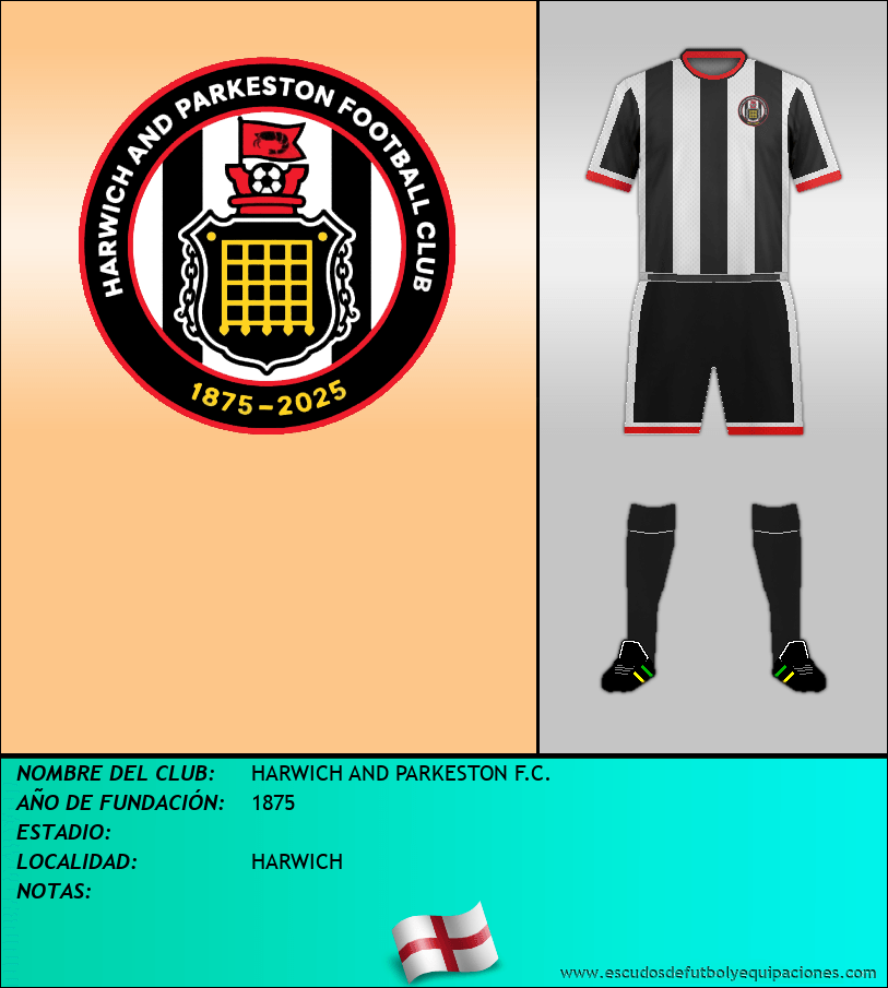 Escudo de HARWICH AND PARKESTON F.C.