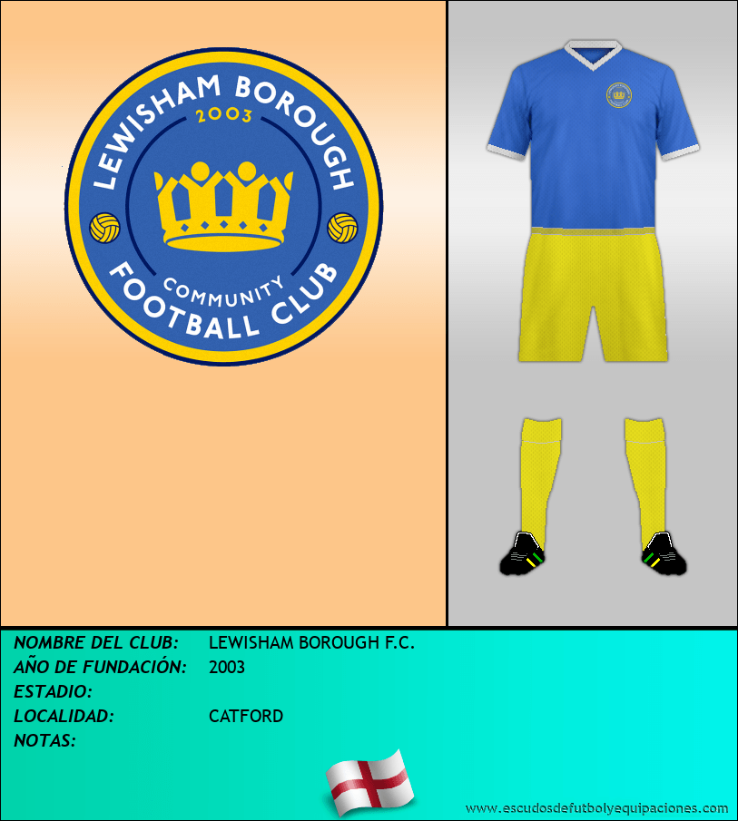 Escudo de LEWISHAM BOROUGH F.C.