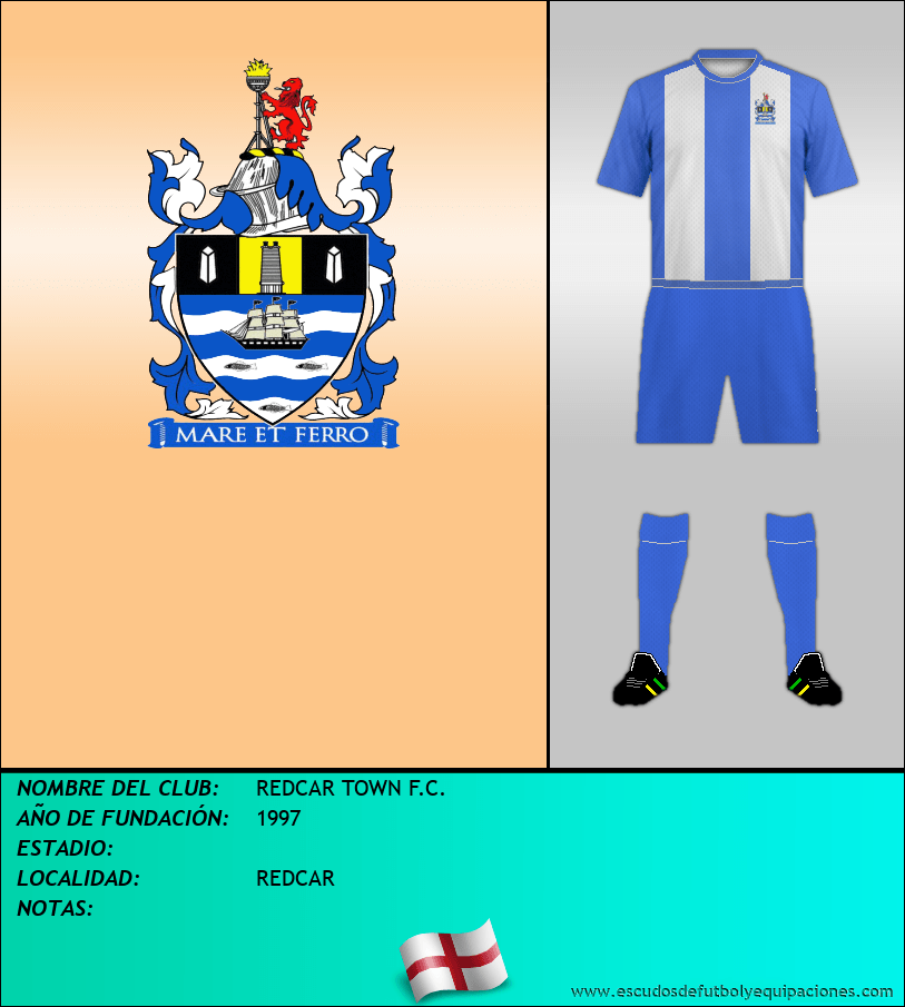 Escudo de REDCAR TOWN F.C.