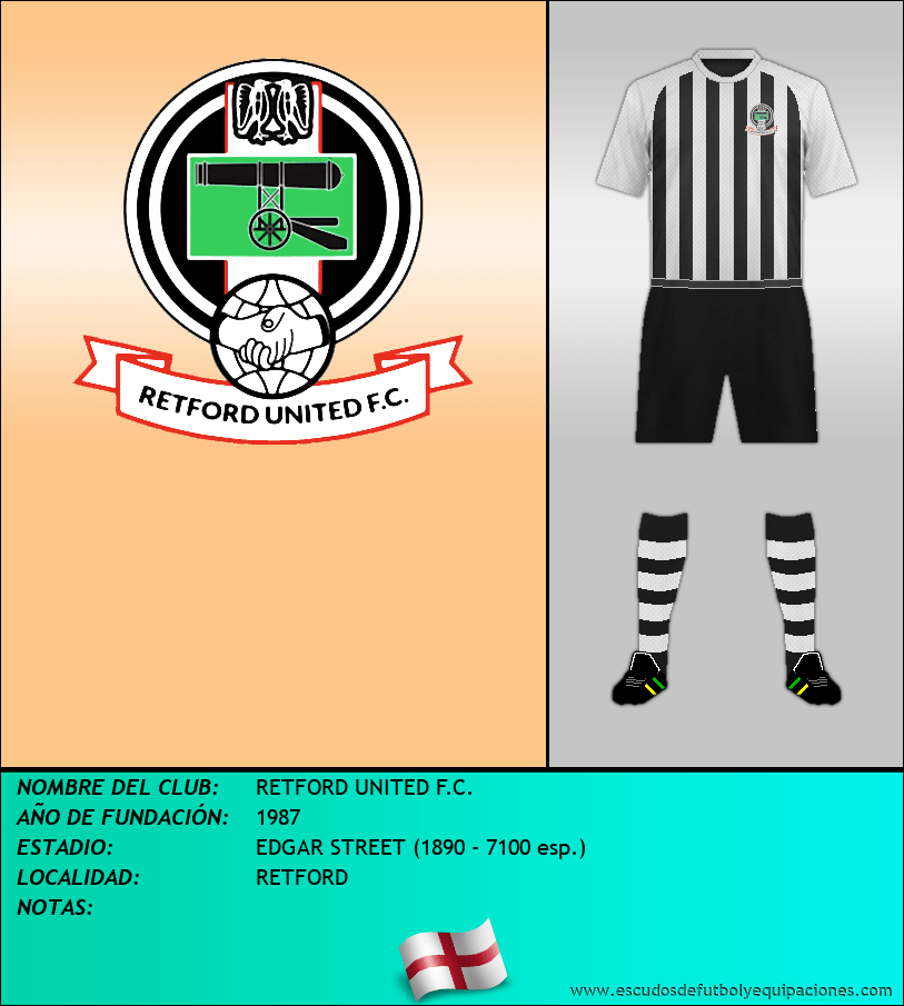 Escudo de RETFORD UNITED F.C.