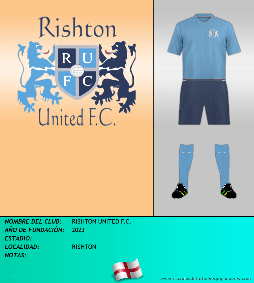 Escudo de RISHTON UNITED F.C.